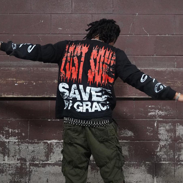 Jesus Redeemed Casual Street Fake Two Piece Long Sleeve T-Shirt