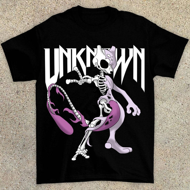 Preppy round neck anime print T-shirt