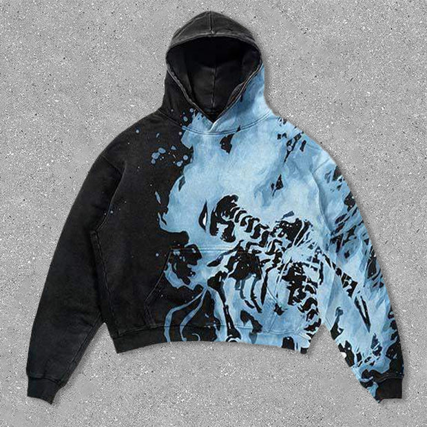 Flaming Skull Hoodie
