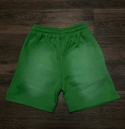 Fashion personality cross print shorts