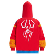 Contrast Spider-Man Retro Full-Zip Hoodie