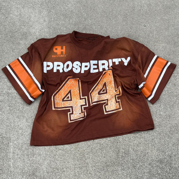 NO.44 Casual Retro Street T-shirt