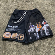 Basketball Three-peat champion mesh shorts