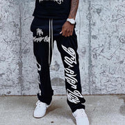 Casual Fashion Letter Print Trousers