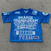Casual Retro Street Mesh Jersey