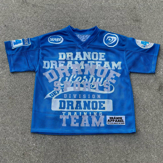 Casual Retro Street Mesh Jersey