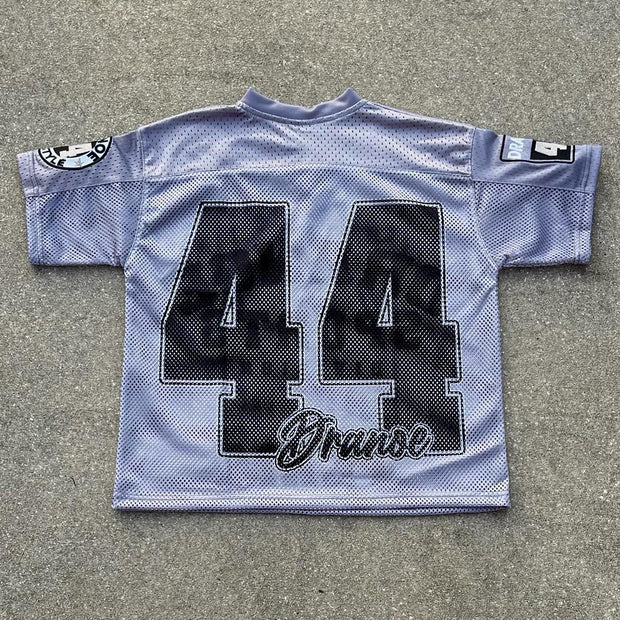 Casual Retro Street Mesh Jersey
