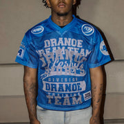 Casual Retro Street Mesh Jersey