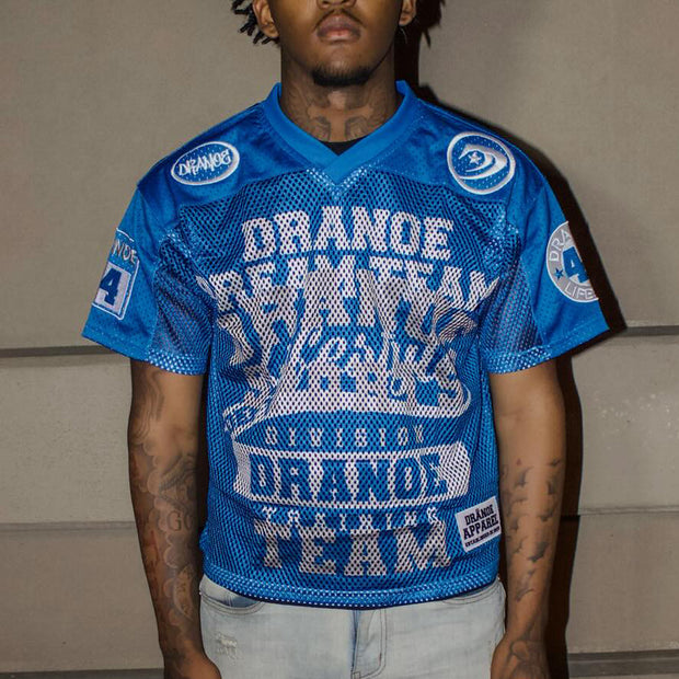 Casual Retro Street Mesh Jersey