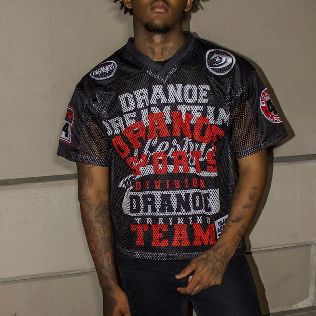 Casual Retro Street Mesh Jersey