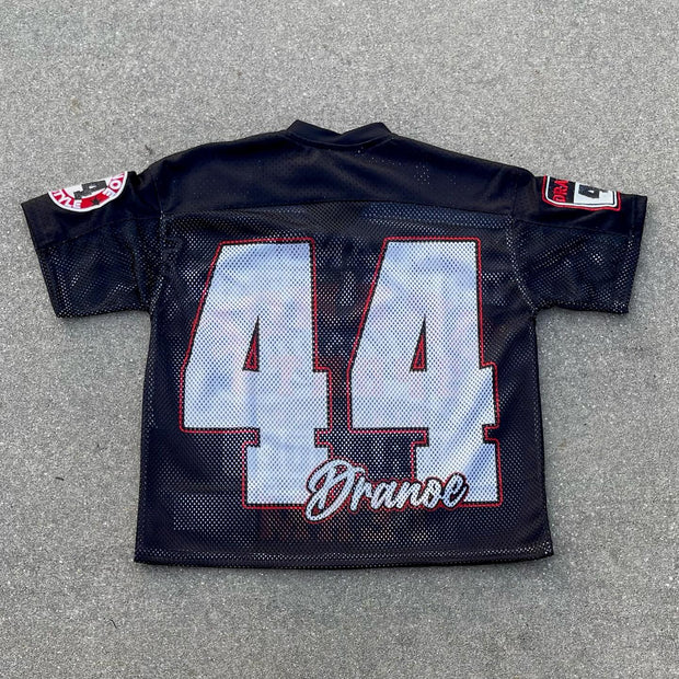 Casual Retro Street Mesh Jersey