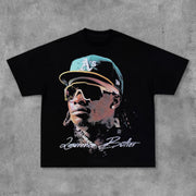 No.4 Player Print Short Sleeve T-Shirt