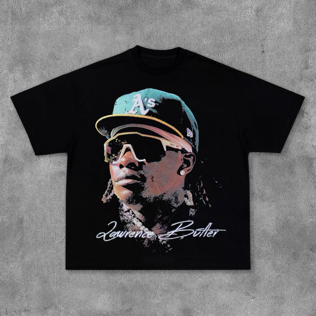 No.4 Player Print Short Sleeve T-Shirt