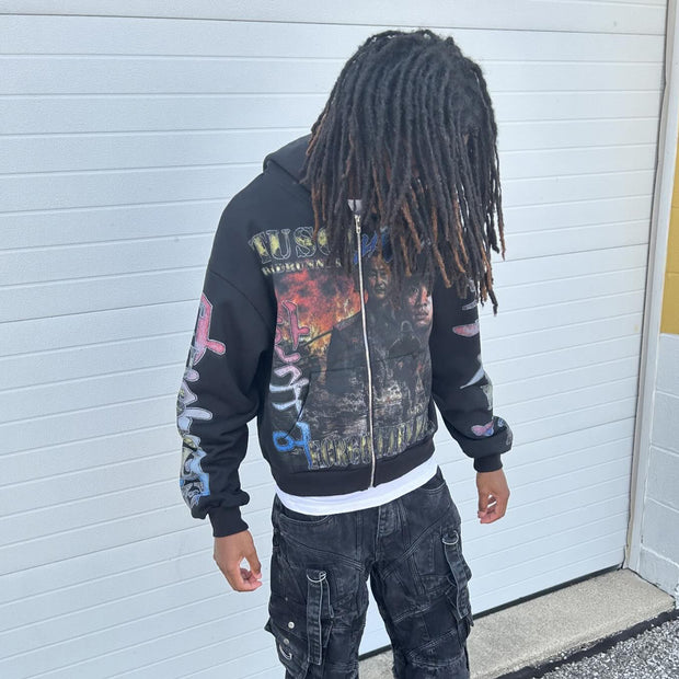 Soldier Casual Street Zip Hoodie