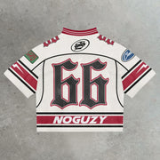 NO.66 Casual Street Retro Mesh Jersey