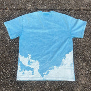 Jesus Cloud Print Short Sleeve T-Shirt