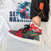 Limited Graffiti Dragon Sports High Top Street Sneakers
