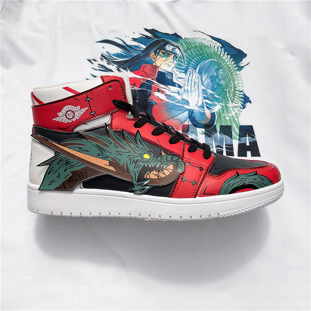 Limited Graffiti Dragon Sports High Top Street Sneakers