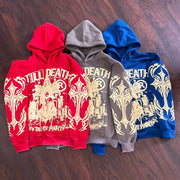 Fashion Till Death Do Us Part Print Long Sleeve Hoodies