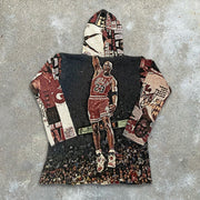 Tapestry Sports Graphic Hip Hop Hoodie