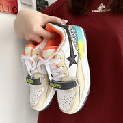 Lucky Star splicing air cushion couple heavyweight sports casual shoes