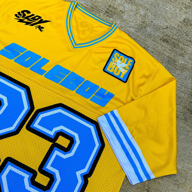 NO.23 Rugby Print Mesh T-shirt