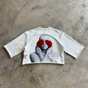 Personalized street style round neck printed T-shirt
