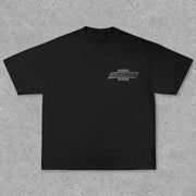 Vintage Street Racing Print Crew Neck T-Shirt
