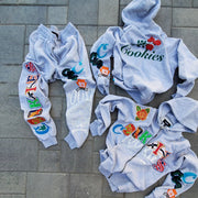 Casual Fashion Zip Hoodie Tracksuit