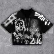 Jesus Casual Street Vintage Mesh Jersey