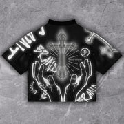 Jesus Casual Street Vintage Mesh Jersey