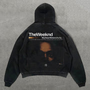 The Weeknd Print Long Sleeve Hoodies