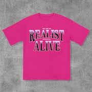 Realist Alive Print Short Sleeve T-Shirt
