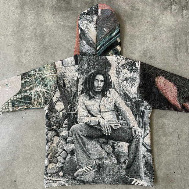 Marley's Song Casual Street Tapestry Hoodie