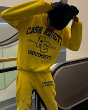 Fashion casual personality letter printing sweatshirt set