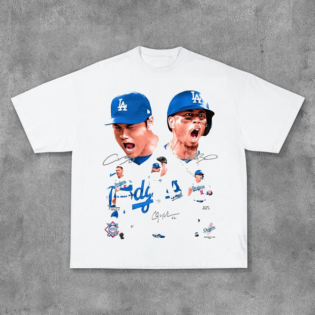 Champion Team Print Short Sleeve T-Shirt