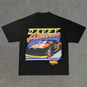 Street Racing Print Crew Neck T-Shirt