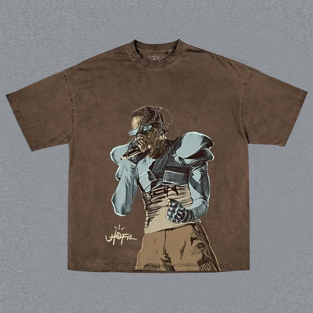 Personalized retro loose oversized T-shirt