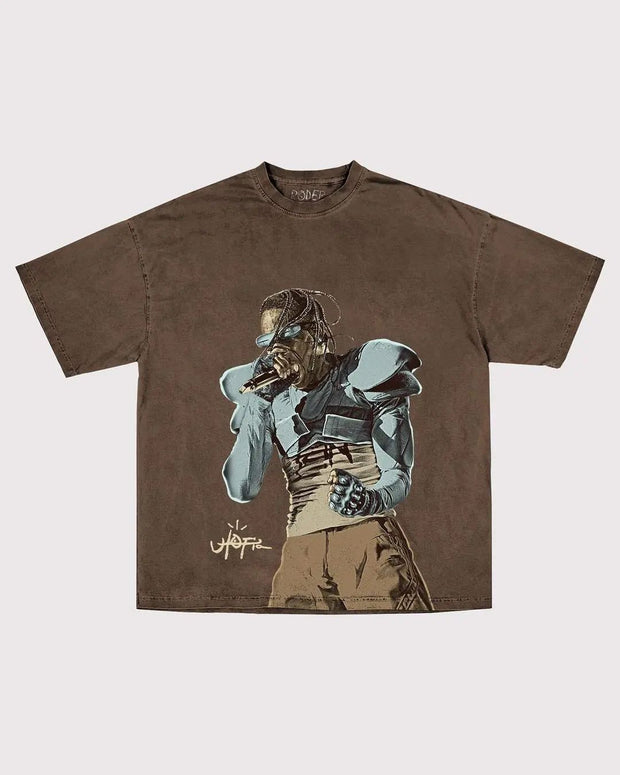 Personalized retro loose oversized T-shirt