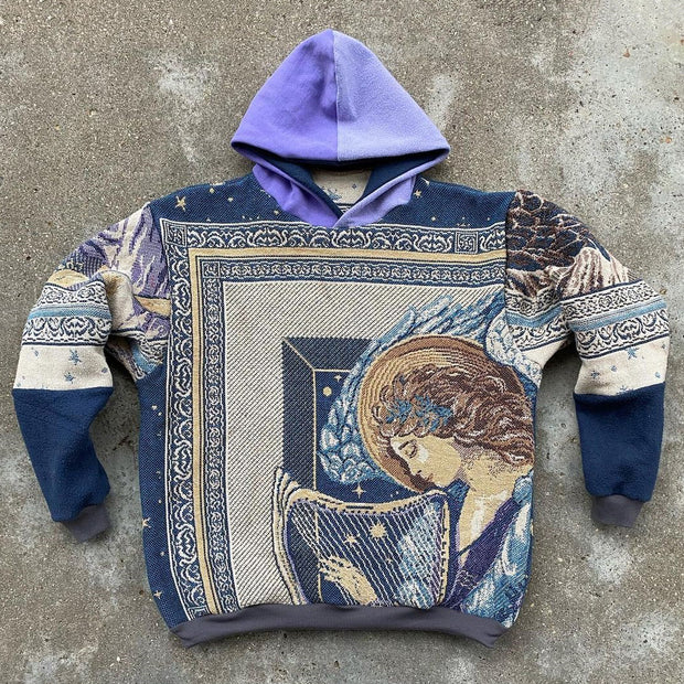 Fashion Print Long Sleeve Hoodie