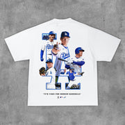 Fashion Team Print Short Sleeve T-Shirt