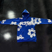 Daisy Print Casual Street Hoodie