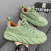Avocado thick-soled street shoes