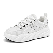 Avocado thick-soled street shoes