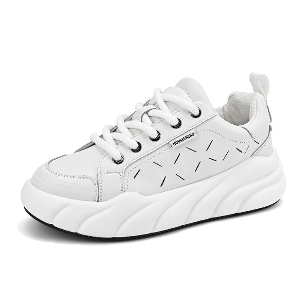 Avocado thick-soled street shoes