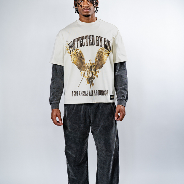 Battle Angel Casual Street Stitching Long Sleeve T-Shirt