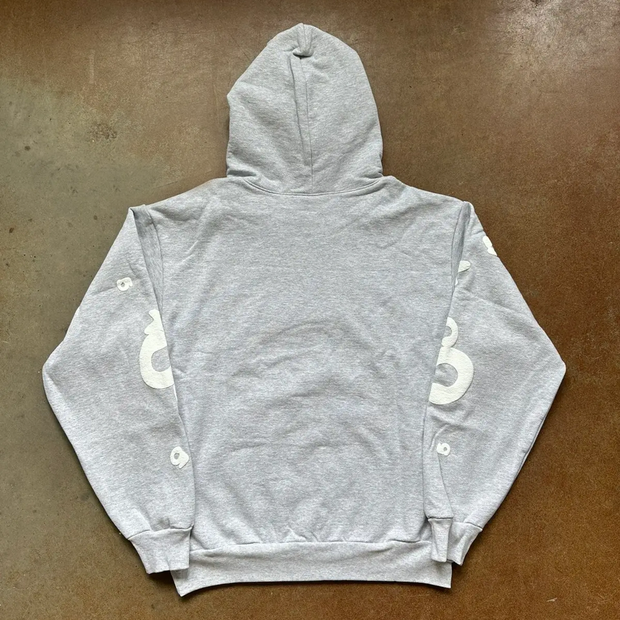 Relaxed Preppy Stars Hoodie