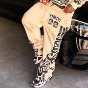 Casual Hip Hop Retro Heavy Sweat Pants