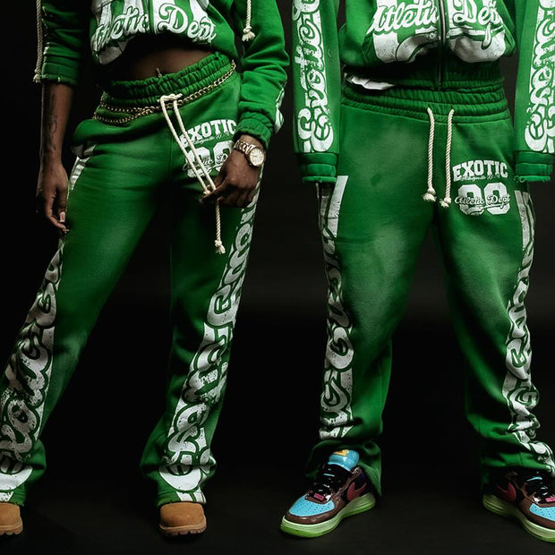 Casual Hip Hop Retro Heavy Sweat Pants