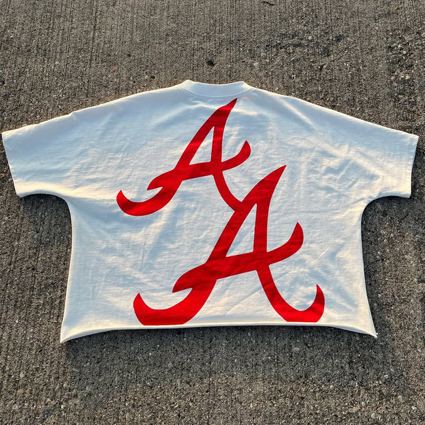 Fashion AA Print Short Sleeve T-Shirt